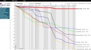 SplitsBrowser graphical splits screenshot
